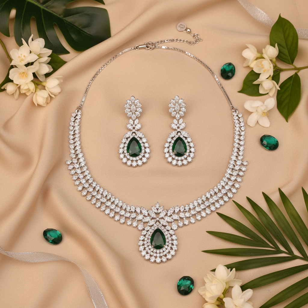 Celestia Grace – Emerald Elegance