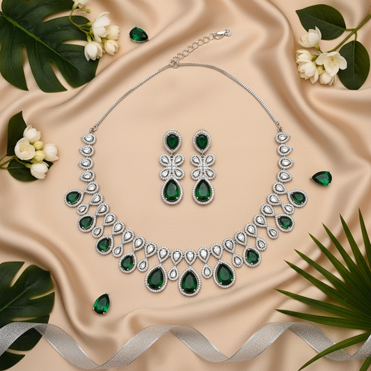 Aurelia Vine Drop Set - Emerald Grace