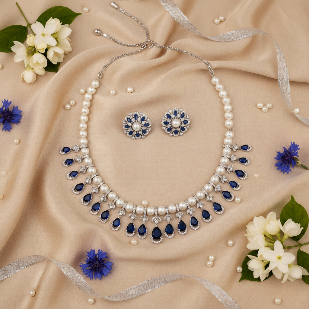 Celestia Pearl Drop – Sapphire Blue