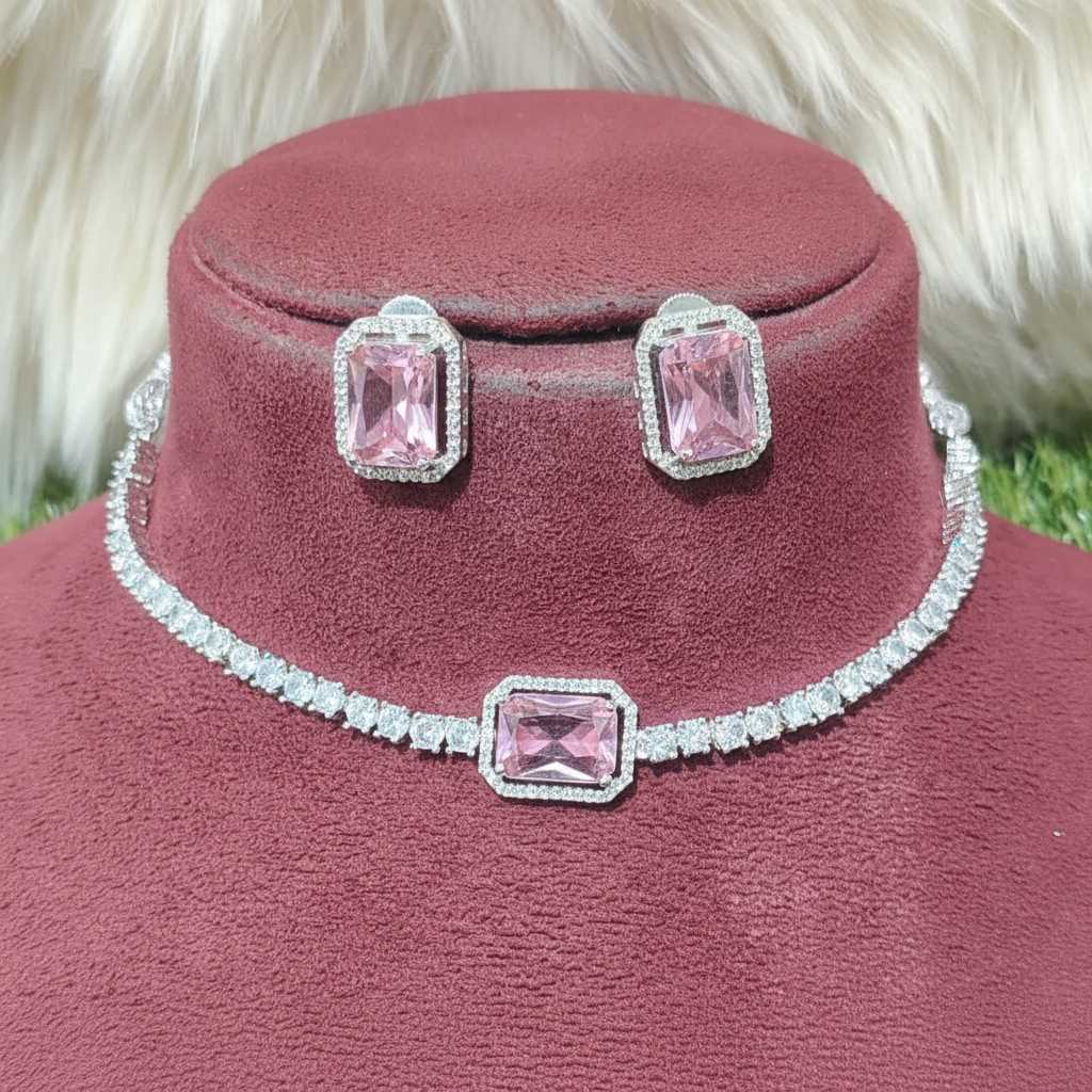 Luna Solitaire - Blush Pink