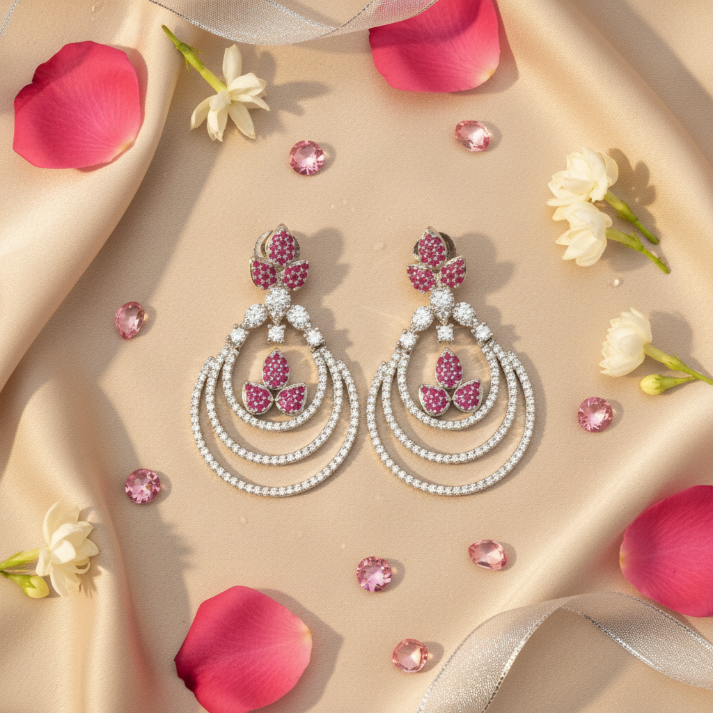 Flora Royale Chandeliers - Pink Bloom